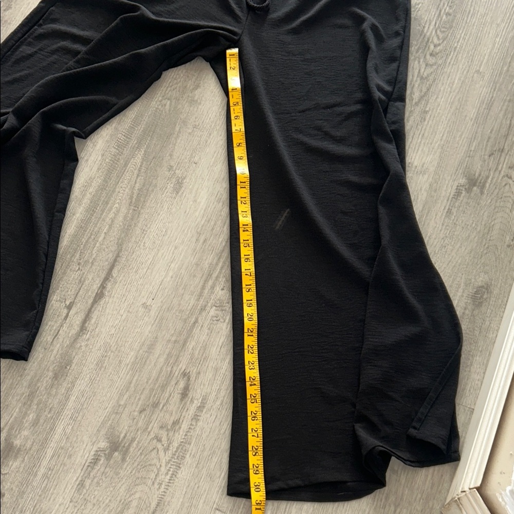 Elegant Black Wide-Leg Women's Pants - Picture 7 of 13